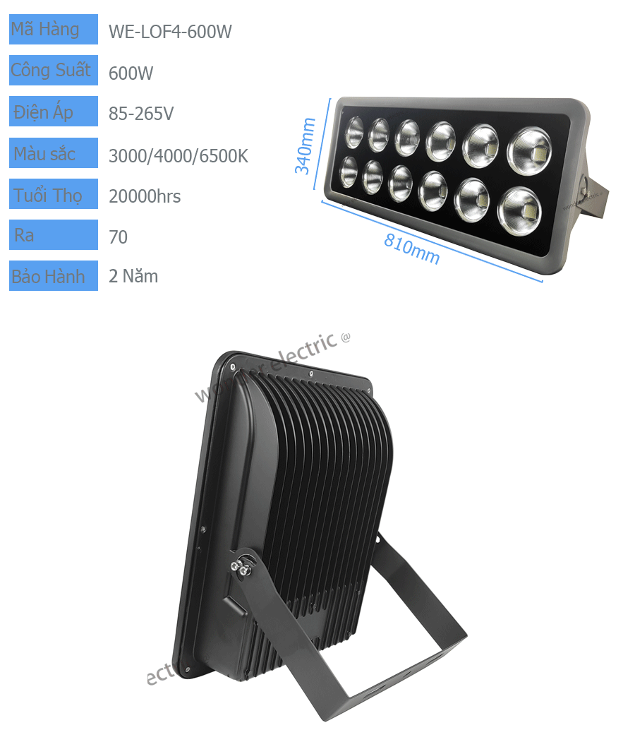 Đèn Pha LED 300W