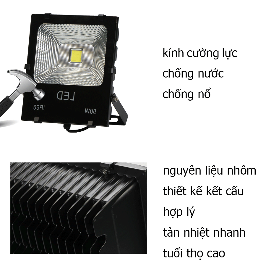 Đèn Pha LED 150W