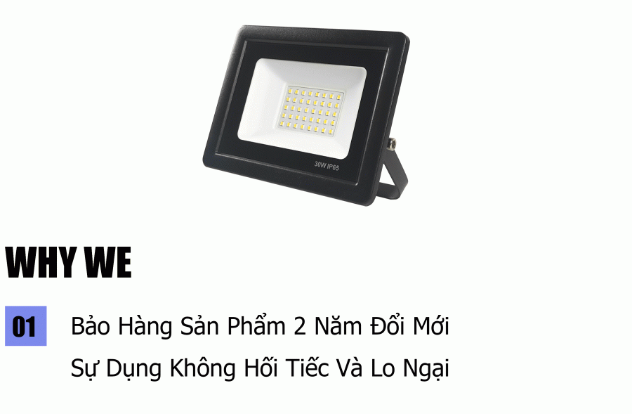 Đèn Pha Siêu mỏng 30W