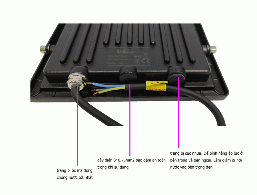 Đèn Pha Siêu mỏng 50W