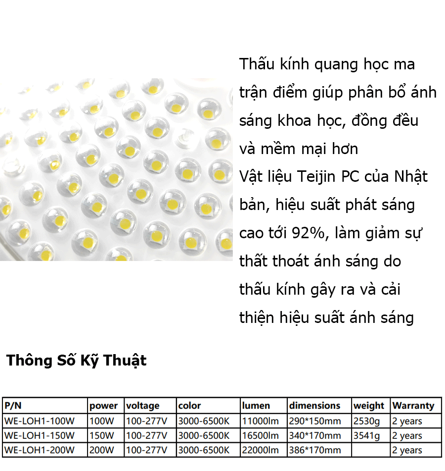 ĐÈN LED NHÀ XƯỞNG UFO 150W