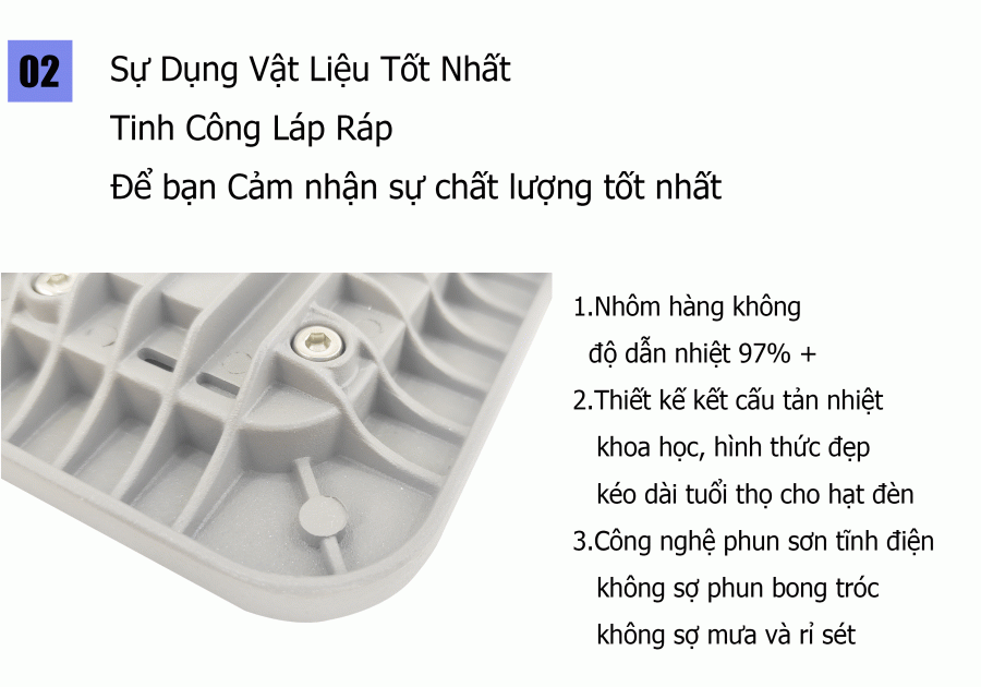 Đèn Pha Siêu mỏng 100W