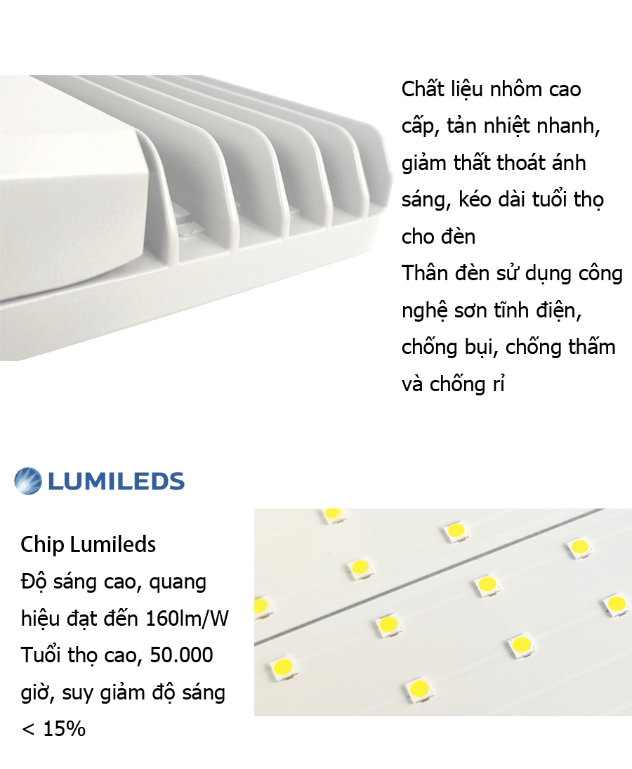 Đèn đường LED 60-120W