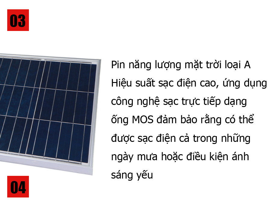 Đèn đường năng lượng mặt trời 150W