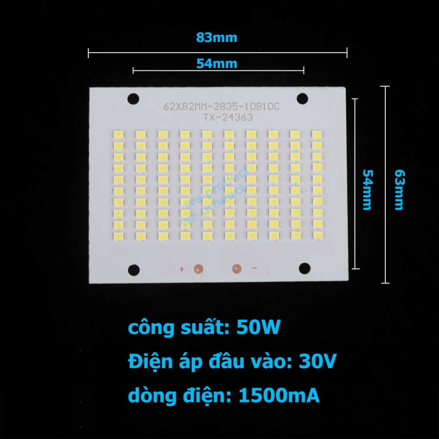 Chip LED SMD 2835 50W,100W,150W,200W