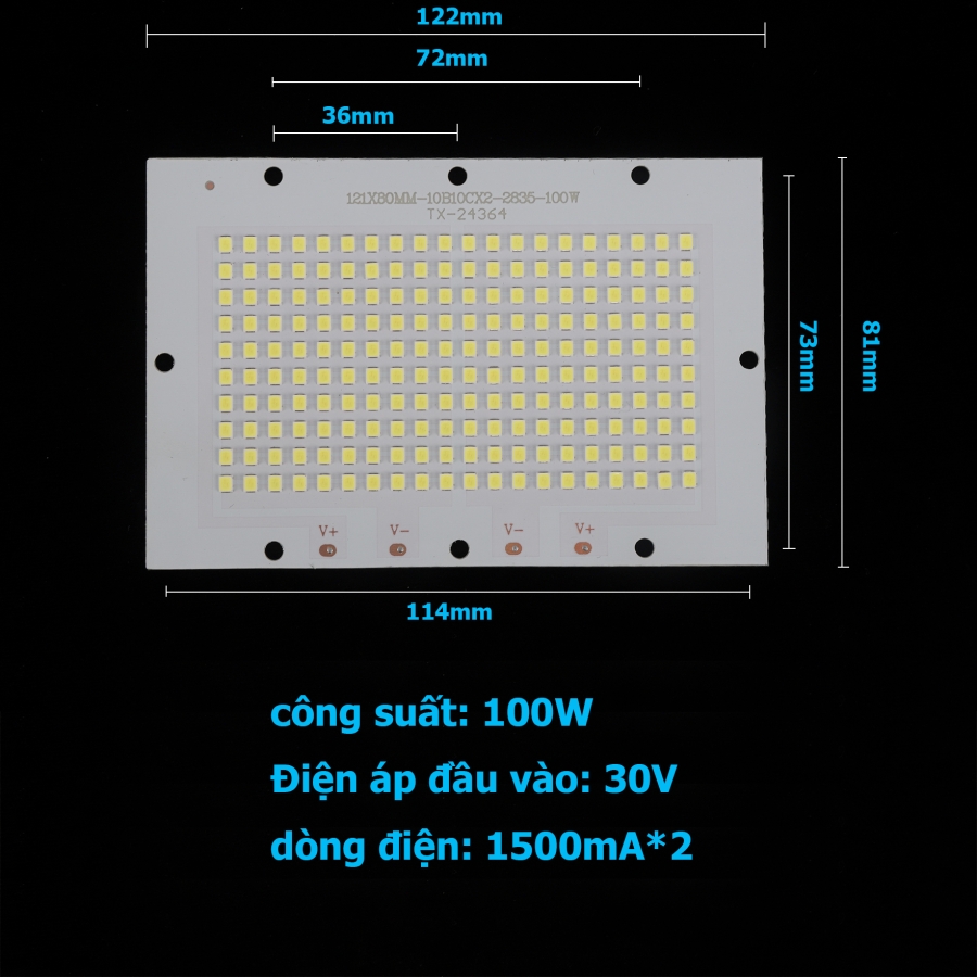 Chip LED SMD 2835 50W,100W,150W,200W