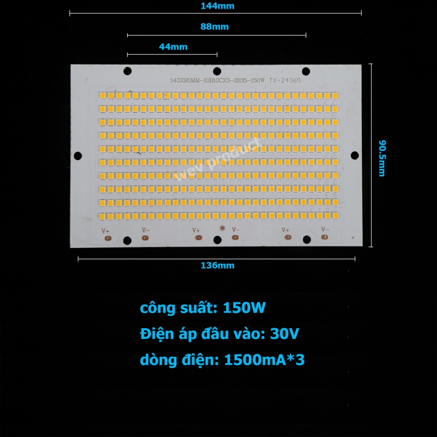 Chip LED SMD 2835 50W,100W,150W,200W