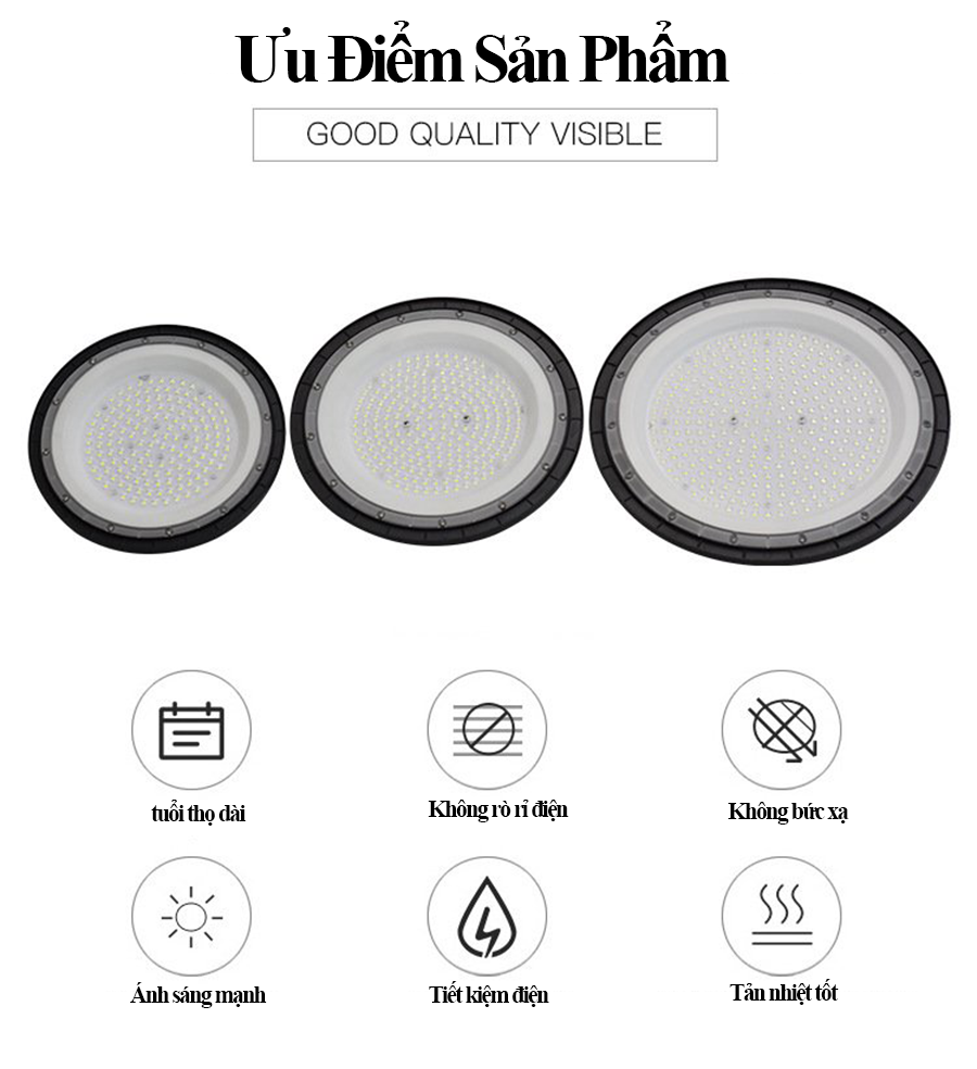 Đèn LED nhà xưởng 150W