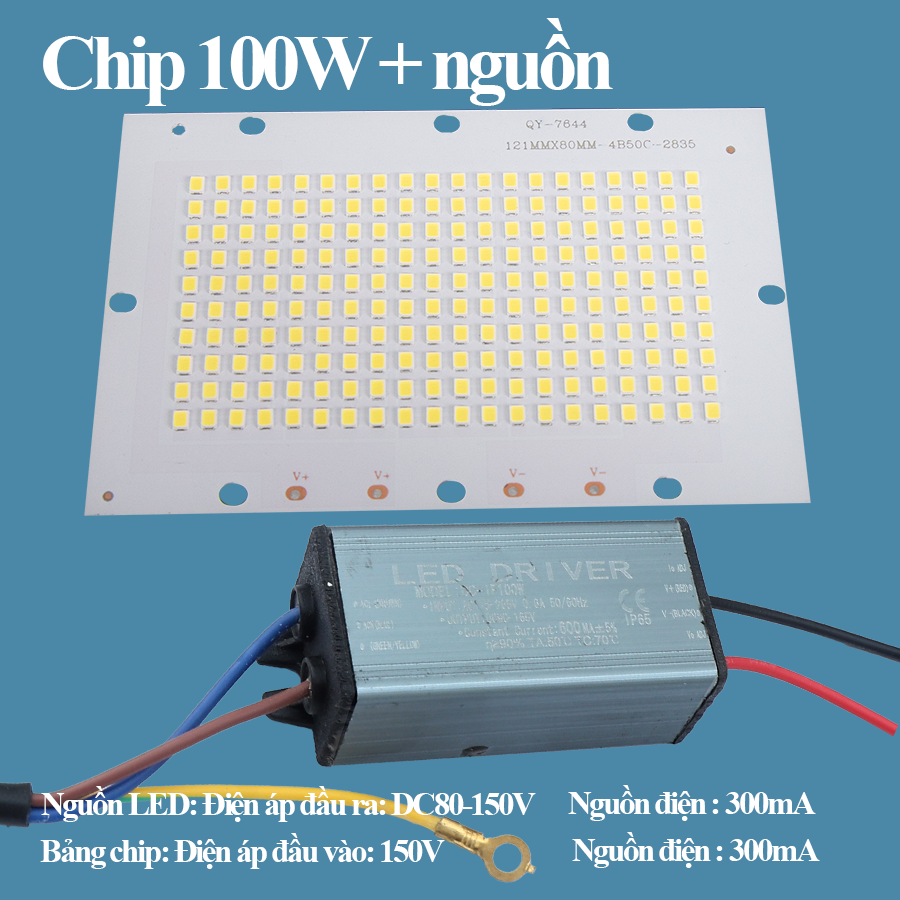 Chip LED SMD 2835 cao áp 50W,100W