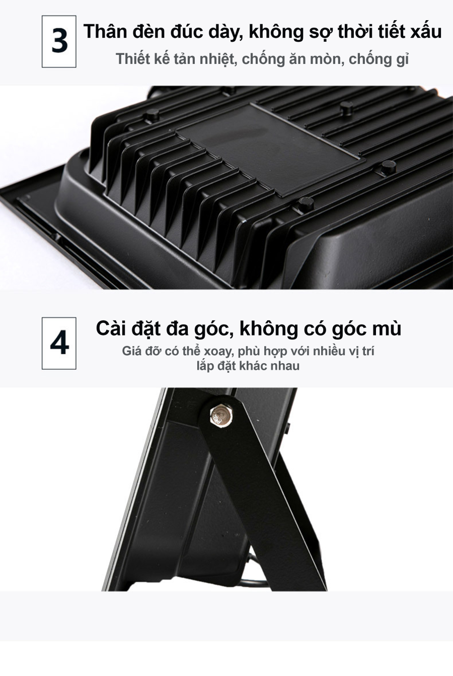 Đèn Pha năng lượng mặt trời 100W/200W/300W