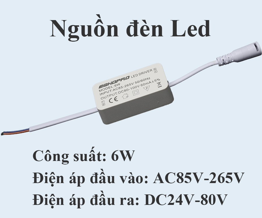 Nguồn đèn led 6W,8-18W,18-24W