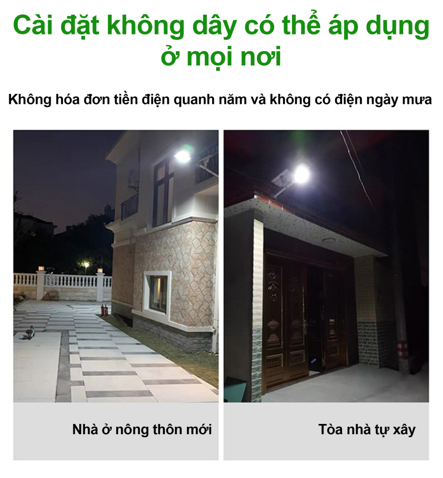 Đèn đường năng lượng mặt trời hiệu WE