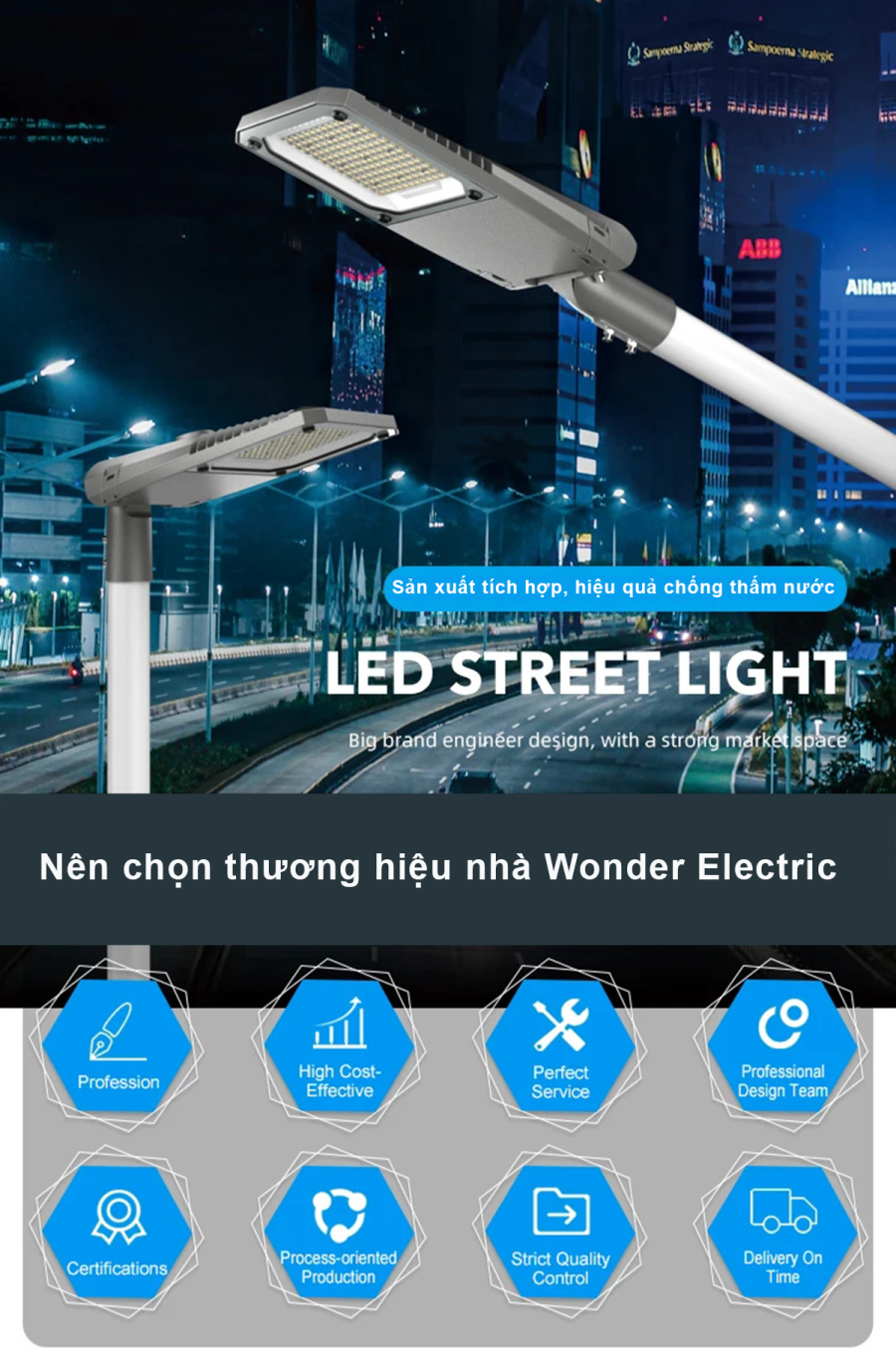 Đèn đường LED 180W