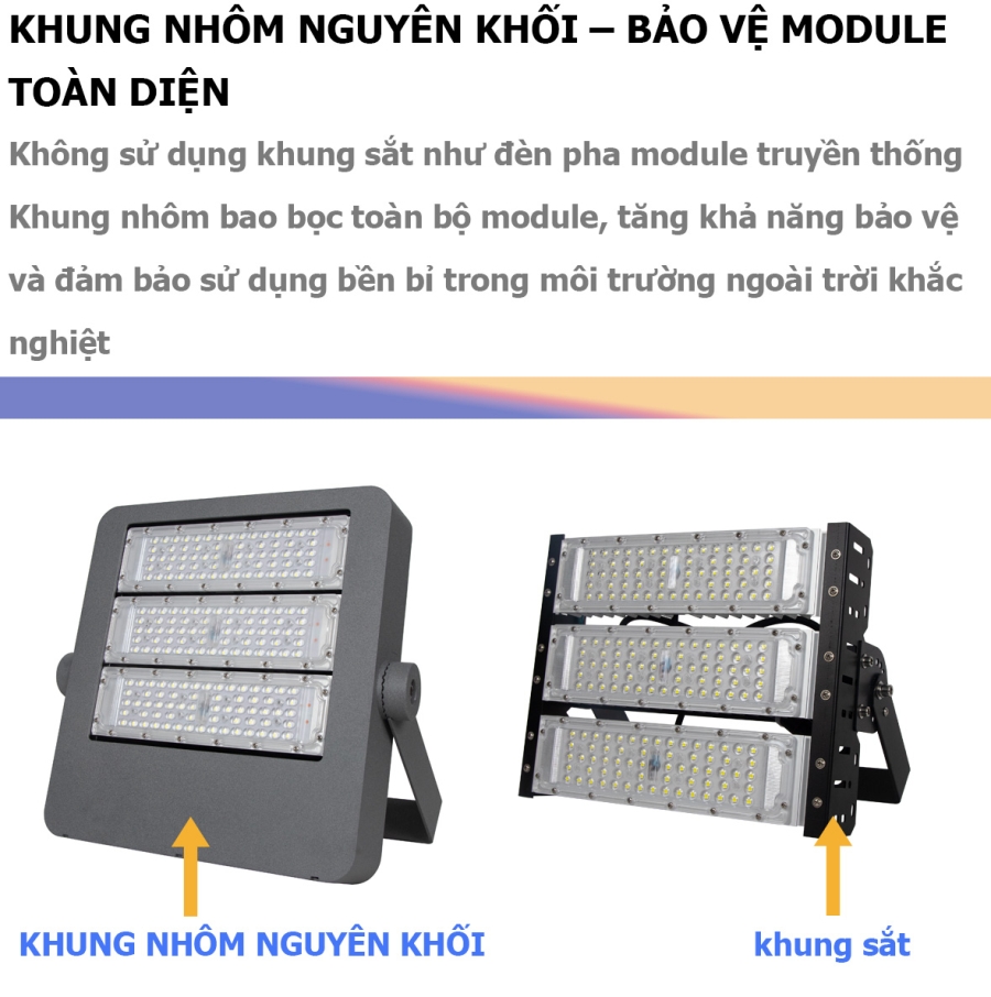 Đèn pha led module 150W