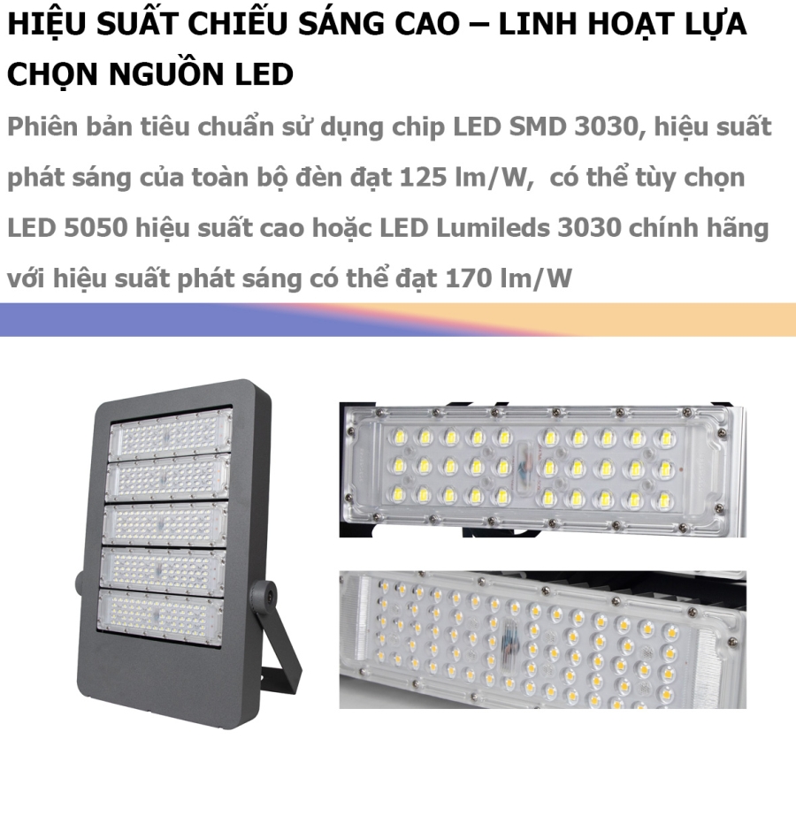Đèn pha led module 250W