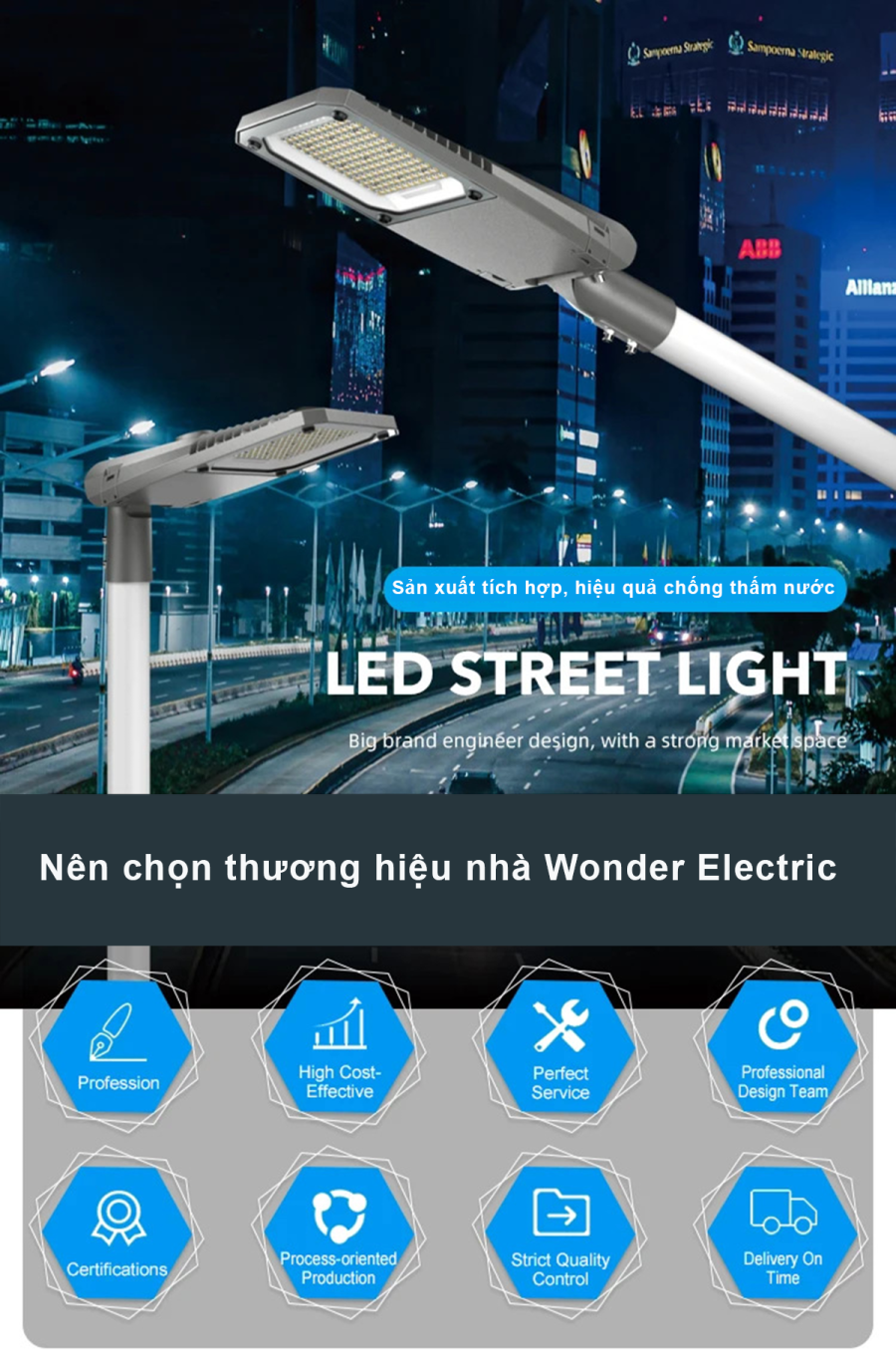 Đèn đường Led 150W